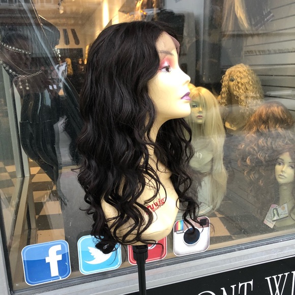 Virgin Remy human hair wig la lacefront 23 inch